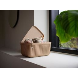 Zone Denmark Pulp pojemnik łazienkowy brązowy 31771