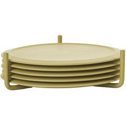 Zone Denmark Singles podstawki pod szklanki 10x10x3,1 cm zielony 32231