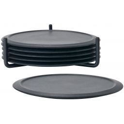 Zone Denmark Singles podstawki pod szklanki 10x10x3,1 cm czarny 330303