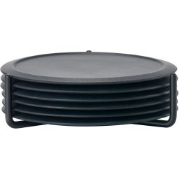 Zone Denmark Singles podstawki pod szklanki 10x10x3,1 cm czarny 330303