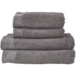 Zone Denmark Classic komplet ręczników 140x70 cm bawełniany szary 330541