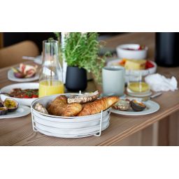 Zone Denmark Singles pojemnik na pieczywo 25,5x25,5x8 cm szary 331256