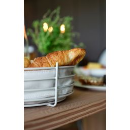 Zone Denmark Singles pojemnik na pieczywo 25,5x25,5x8 cm szary 331256