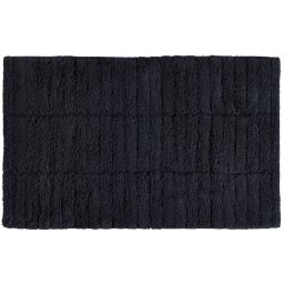 Zone Denmark Tiles dywanik łazienkowy 80x50 cm prostokątny czarny 331847