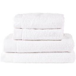Zone Denmark Classic komplet ręczników 140x70 cm bawełniany biały 331994