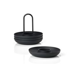 Zone Denmark Singles kieliszek do jajek zestaw 4 sztuki czarny 332021