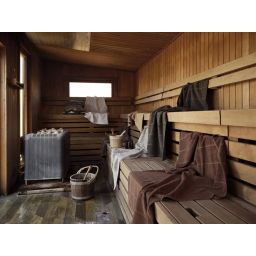 Zone Denmark Sauna ręcznik 140x70 cm bawełniany szary 37610