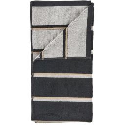 Zone Denmark Sauna ręcznik 100x50 cm bawełniany czarny 37621