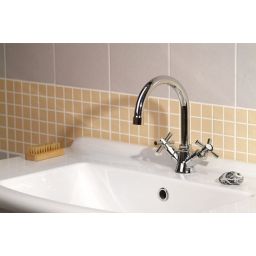 Aqualine Xenia bateria umywalkowa stojąca chrom 1109-02