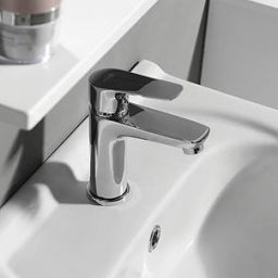 Aqualine Lotta bateria umywalkowa stojąca chrom LT602