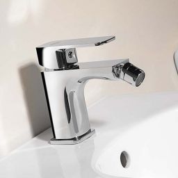 Aqualine Factor bateria bidetowa stojąca chrom FC203