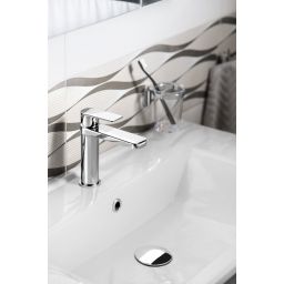 Aqualine Daphne bateria umywalkowa stojąca chrom DH201