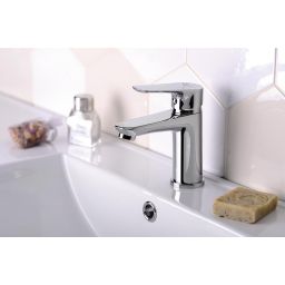 Aqualine Lotta bateria umywalkowa stojąca chrom LT602