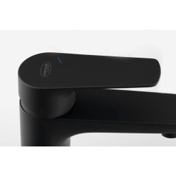 Aqualine Lotta bateria umywalkowa stojąca czarny mat LT602B