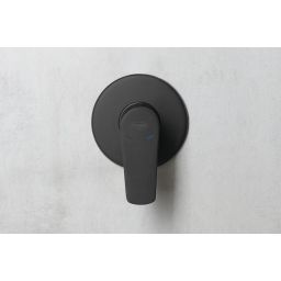 Aqualine Lotta bateria prysznicowa podtynkowa czarny mat LT741B