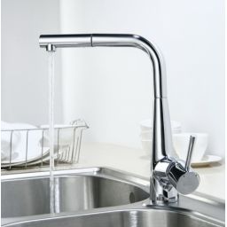 Art Platino Miros bateria kuchenna z wylewką 360° chrom