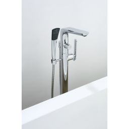 Art Platino Emira bateria wannowa wolnostojąca chrom EMI-BWP.090C