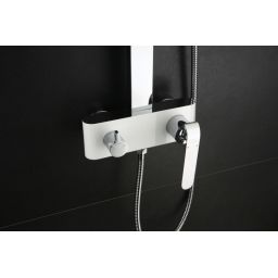 Art Platino Emira zestaw prysznicowy biały/chrom EMI-ZKPN.400BC