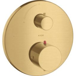 Axor Starck bateria prysznicowa podtynkowa termostatyczna złoty optyczny szczotkowany 10700250