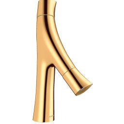 Axor Starck Organic bateria umywalkowa stojąca EcoSmart złoty optyczny polerowany 12011990