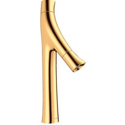 Axor Starck Organic bateria umywalkowa stojąca wysoka EcoSmart złoty optyczny polerowany 12012990