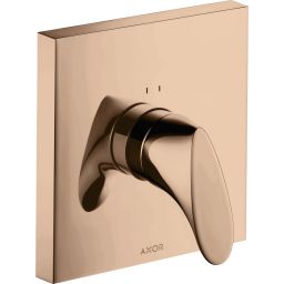 Axor Starck Organic bateria prysznicowa podtynkowa czerwony złoty polerowany 12605300