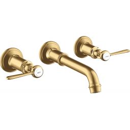 Axor Montreux bateria umywalkowa podtynkowa złoty optyczny szczotkowany 16534250