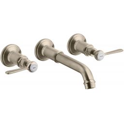 Axor Montreux bateria umywalkowa podtynkowa 3-otworowa EcoSmart nikiel szczotkowany 16534820