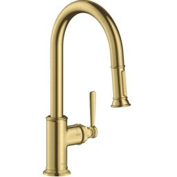 Axor Montreux bateria kuchenna stojąca mosiądz szczotkowany 16581950