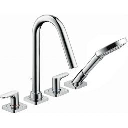 Axor Citterio M bateria wannowo-prysznicowa 4-otworowa chrom 34454000