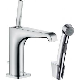 Axor Citterio E bateria umywalkowa z słuchawką typu Bidette EcoSmart złoty optyczny polerowany 36130990