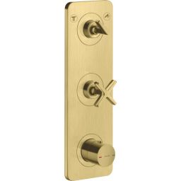 Axor Citterio E bateria wannowo-prysznicowa podtynkowa termostatyczna mosiądz szczotkowany 36703950