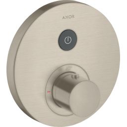 Axor ShowerSelect Round bateria prysznicowa podtynkowa termostatyczna nikiel szczotkowany 36722820