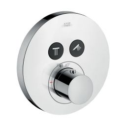 Axor ShowerSelect Round bateria wannowo-prysznicowa podtynkowa termostatyczna chrom 36723000