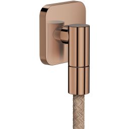 Axor Wall outlet Fine przyłącze kątowe czerwony złoty polerowany 36739300