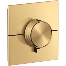 Axor ShowerSelect bateria wannowo-prysznicowa podtynkowa termostatyczna złoty szczotkowany 36753250