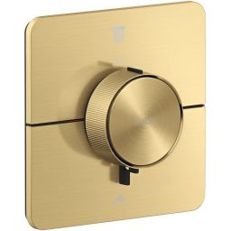 Axor ShowerSelect bateria wannowo-prysznicowa podtynkowa termostatyczna złoty optyczny szczotkowany 36754250