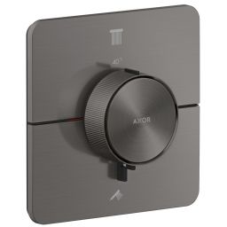 Axor ShowerSelect ID bateria wannowo-prysznicowa podtynkowa termostatyczna Czarny Chrom Szczotkowany 36754340