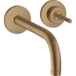 Axor Uno bateria umywalkowa podtynkowa EcoSmart brąz szczotkowany 38116140