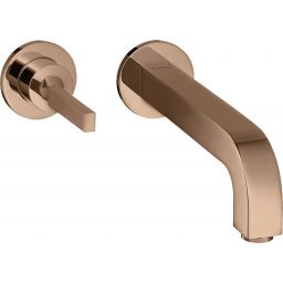 Axor Citterio bateria umywalkowa podtynkowa EcoSmart czerwone złoto polerowane 39116300