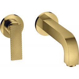 Axor Citterio bateria umywalkowa podtynkowa złoty optyczny polerowany 39181990