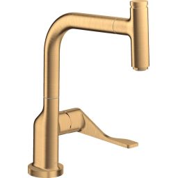 Axor Citterio Select bateria kuchenna stojąca mosiądz szczotkowany 39861950