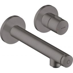 Axor Uno bateria umywalkowa podtynkowa czarny chrom szczotkowany 45112340