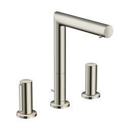 Axor Uno 200 bateria umywalkowa stojąca 3-otworowa EcoSmart nikiel szczotkowany 45133820