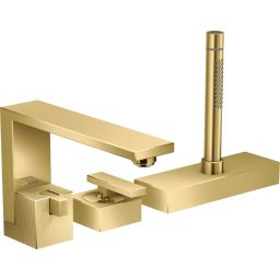 Axor Edge bateria wannowo-prysznicowa nawannowa złoty optyczny polerowany 46431990