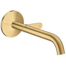 Axor One bateria umywalkowa podtynkowa złoty optyczny szczotkowany 48112250