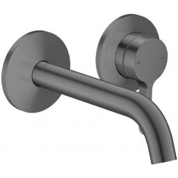 Axor One bateria umywalkowa podtynkowa czarny chrom szczotkowany 48170340