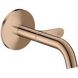 Axor One bateria umywalkowa podtynkowa czerwony złoty polerowany 48180300