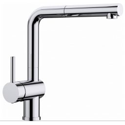 Blanco Linus-S bateria kuchenna stojąca z wyciąganą wylewką chrom 514016