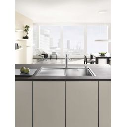 Blanco Linees-S bateria kuchenna stojąca chrom 517591